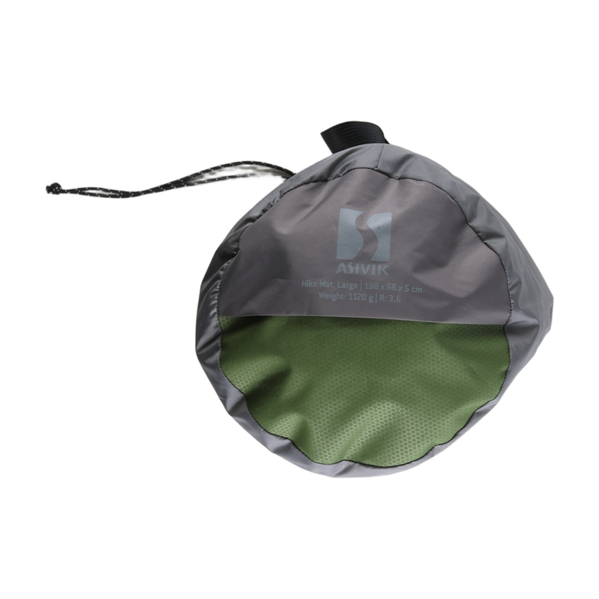 Asivik Hike Mat Large, selvoppusteligt underlag 196*66 cm - størrelse 198*66
