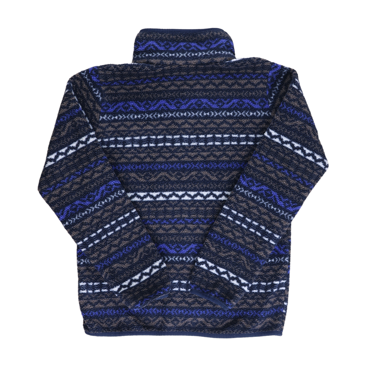 Columbia Helvetia II Printed Half Snap Fleece, junior (Grey Blue) - størrelse L