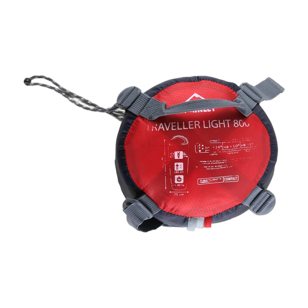 McKinly sovepose - Traveller light 800 - 185cm - størrelse 185
