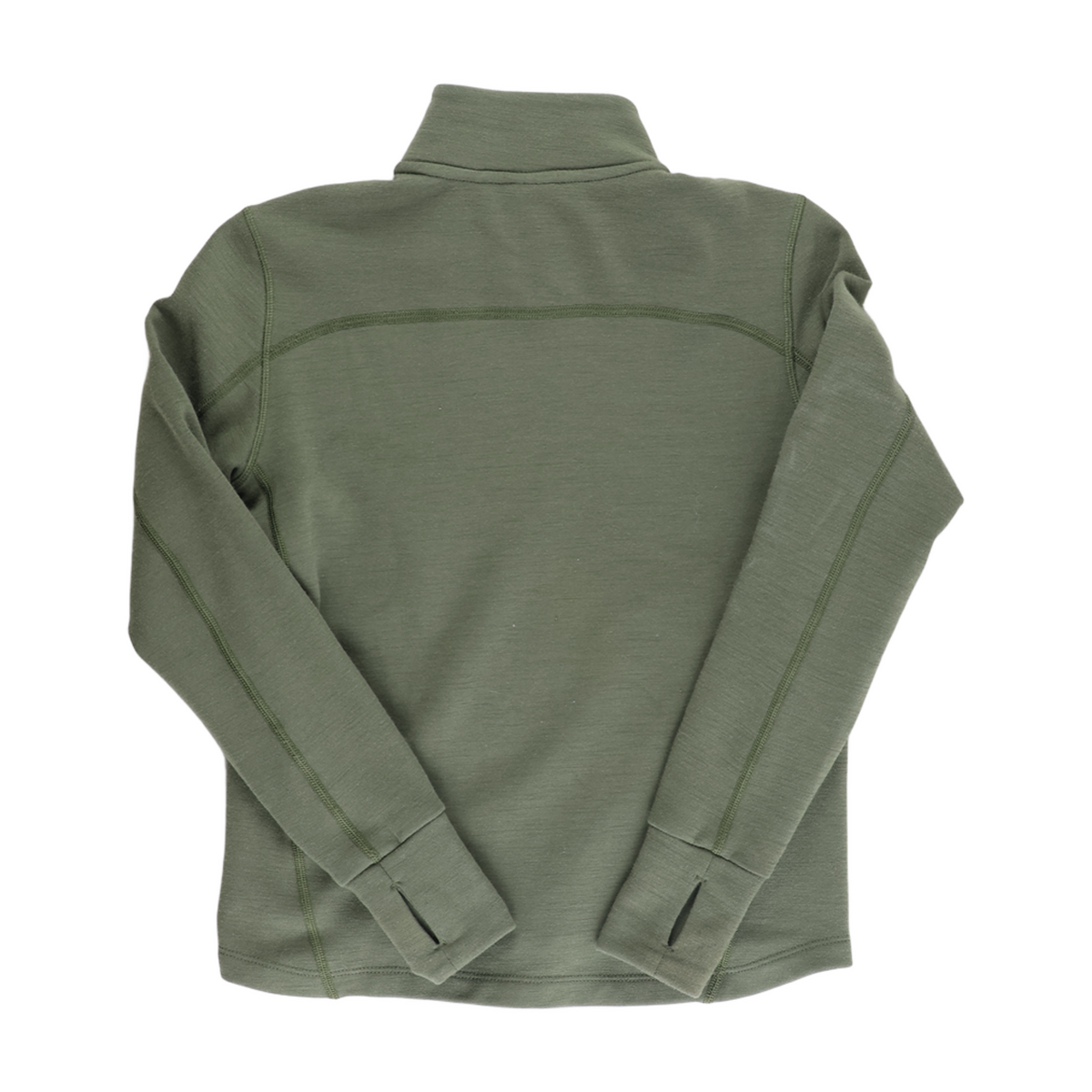 Asivik Adventure Mid Wool Blend Fleece, junior (Olive) - størrelse 128